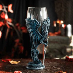 Blue Dragon Blade Goblet