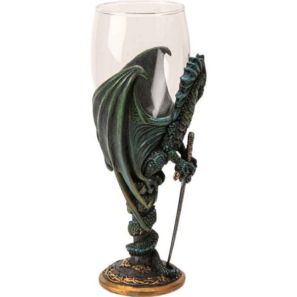 Green Dragon Blade Goblet