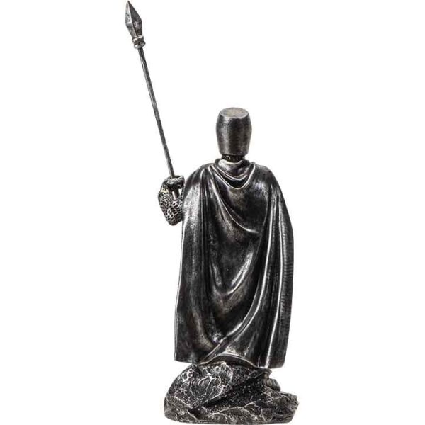 Medieval Crusader Spearman Statue