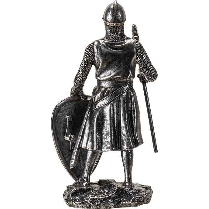 Medieval Crusader Axeman Statue