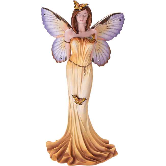 Serene Butterfly Fairy Statue