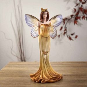 Serene Butterfly Fairy Statue
