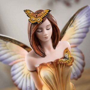 Serene Butterfly Fairy Statue