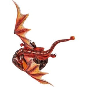Wrathful Fire Dragon Statue