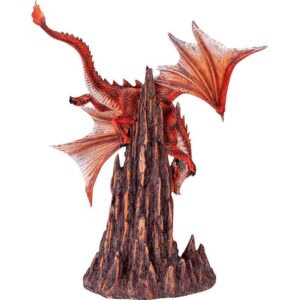 Wrathful Fire Dragon Statue