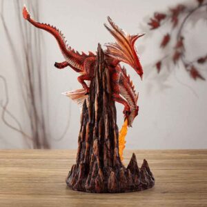 Wrathful Fire Dragon Statue