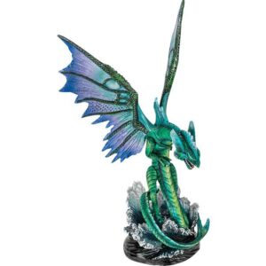 Seafoam Dragon Statue