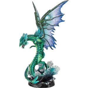 Seafoam Dragon Statue
