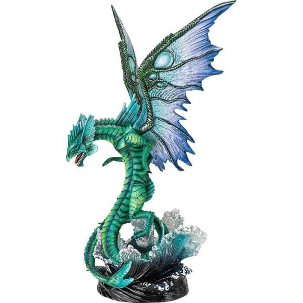 Seafoam Dragon Statue