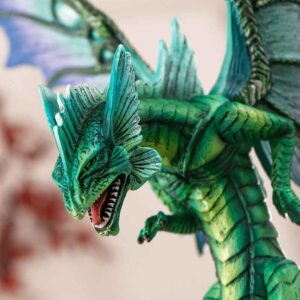 Seafoam Dragon Statue