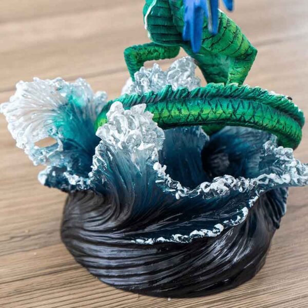 Seafoam Dragon Statue