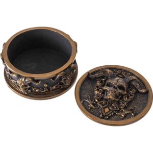 Horned Skull Trinket Box
