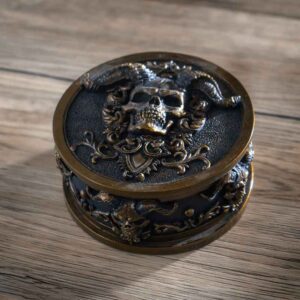 Horned Skull Trinket Box
