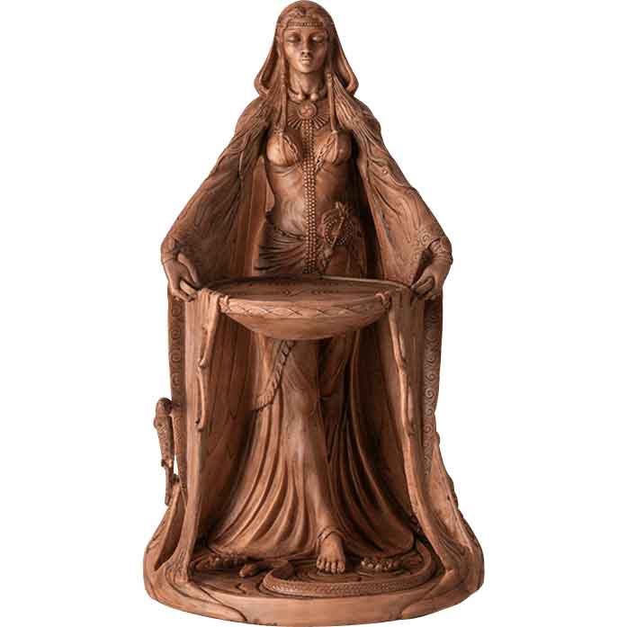 Red Danu Statue