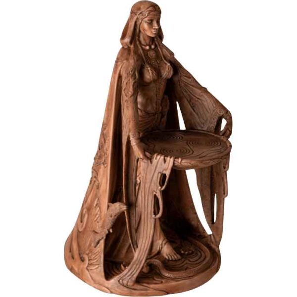 Red Danu Statue