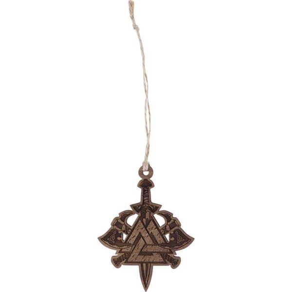 Viking Weapons Christmas Ornament