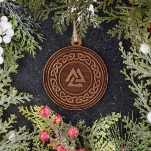 Viking Valknut Christmas Ornament