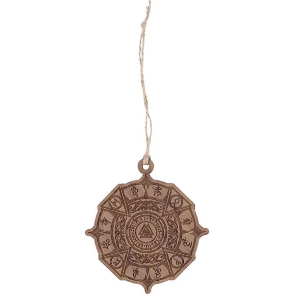 Viking Rune Circle Christmas Ornament