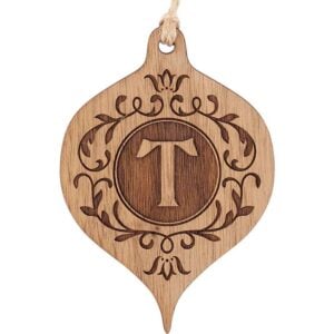 Royal Letter Medieval Christmas Ornament