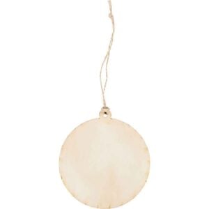 Aspen Hobbit Door Christmas Ornament with Walnut Trim