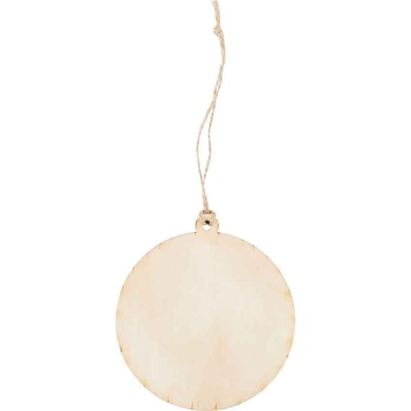 Aspen Hobbit Door Christmas Ornament with Walnut Trim