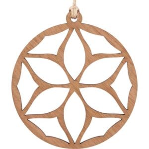 Elegant Flower Christmas Ornament