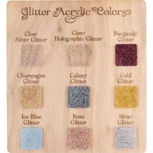 3-D Steampunk Glitter Gear Ornaments - Set of 6