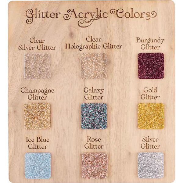 3-D Steampunk Glitter Gear Ornaments - Set of 6