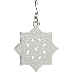 Acrylic Celtic Knot Snowflake - Set of 2