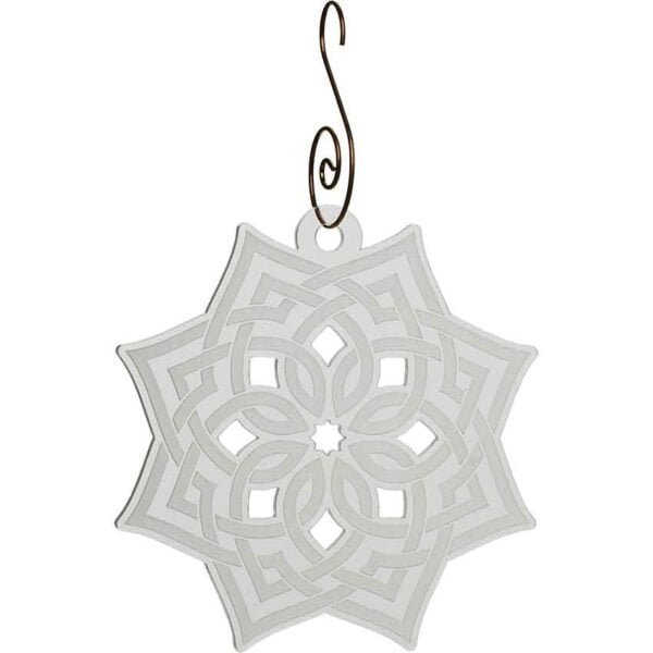Acrylic Celtic Knot Snowflake - Set of 2