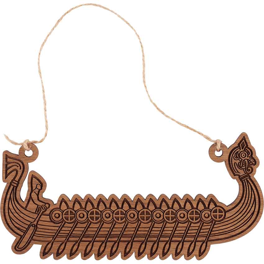 Viking Longship Christmas Ornament