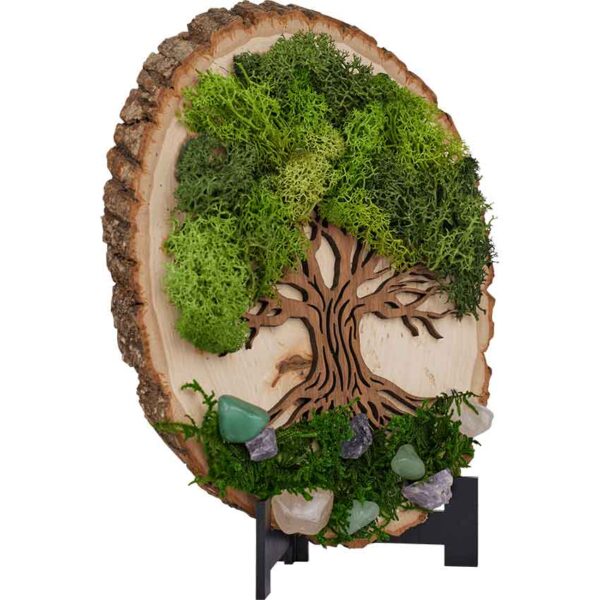 Moss Tree with Gemstones - Medium