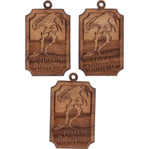 Dragon Tavern Mini Christmas Ornament - Set of 3