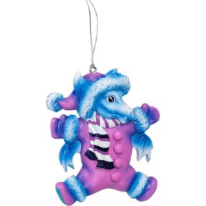 Snow Suit Dragon Ornament