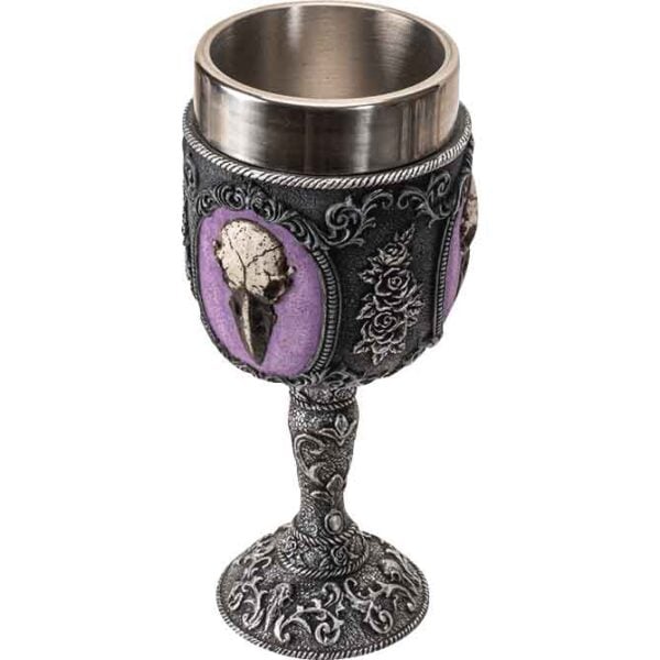 Raven Skull Goblet