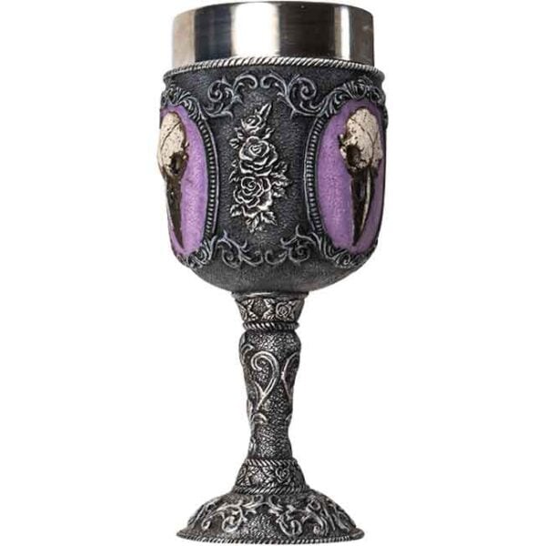 Raven Skull Goblet