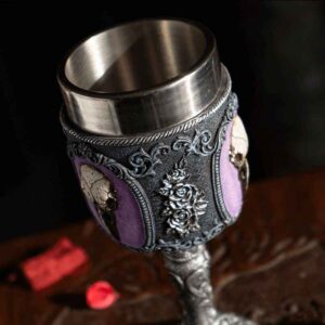 Raven Skull Goblet