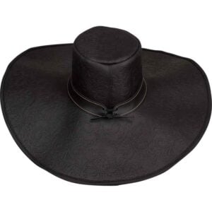 Alatriste Embossed Leather Hat