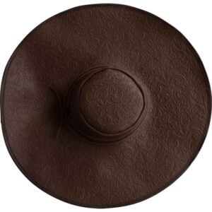 Alatriste Embossed Leather Hat