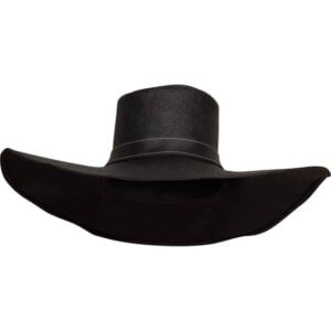 Alatriste Embossed Leather Hat