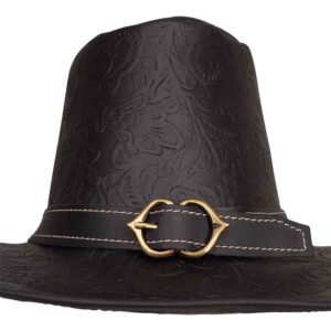 Van Helsing Embossed Leather Hat