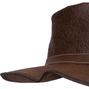 Van Helsing Embossed Leather Hat