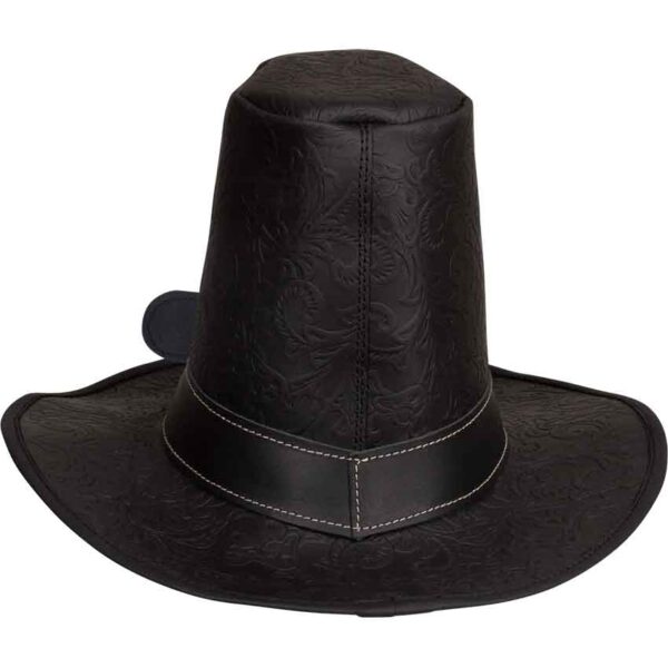 The Dark Witcher Embossed Leather Hat