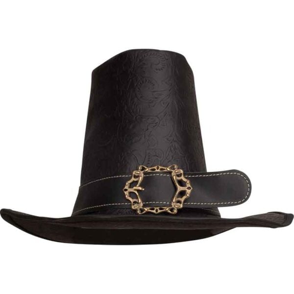 The Dark Witcher Embossed Leather Hat