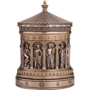 Greek Pantheon Rotating Trinket Box