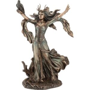 Bronze Morgan Le Fay Statue