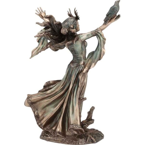 Bronze Morgan Le Fay Statue