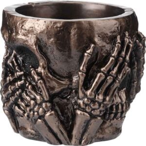 No Evil Skull Penholder