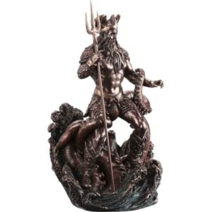 Bronze Titan Oceanus Statue