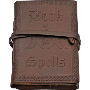 Book of Spells Leather Journal